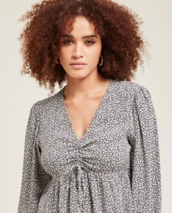 PIMKIE Blouse Encolure V Base Volantée