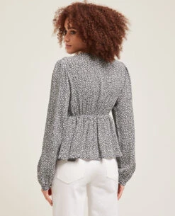 PIMKIE Blouse Encolure V Base Volantée 8 PIMKIE Blouse Encolure V Base Volantée -Urban Soldes 562631 899E09 portrait HD 4