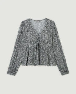 PIMKIE Blouse Encolure V Base Volantée 9 PIMKIE Blouse Encolure V Base Volantée -Urban Soldes 562631 899E09 portrait HD 5