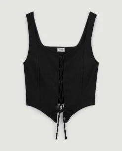 PIMKIE Top Corset Avec Laçage -Urban Soldes 562643 899A08 portrait HD 5