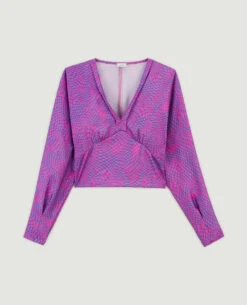 PIMKIE Blouse Courte Col V -Urban Soldes 562646 A40I02 portrait HD 5