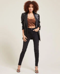 PIMKIE Top Bénitier Satiné -Urban Soldes 562650 D27A07 portrait HD 6