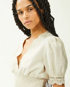 PIMKIE Top Court Croisé Avec Dentelle