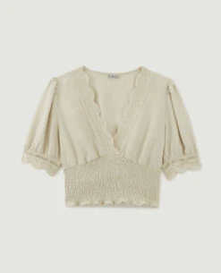 PIMKIE Top Court Croisé Avec Dentelle 9 PIMKIE Top Court Croisé Avec Dentelle -Urban Soldes 562651 913A09 portrait HD 5