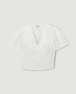 PIMKIE Top Court Lin Croisé Devant -Urban Soldes 562652 912A09 portrait HD 4