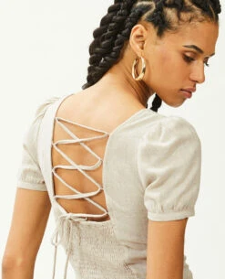 PIMKIE Top Encolure Carrée Avec Laçage Dos