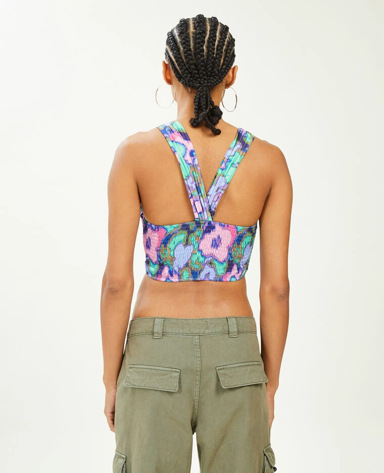 PIMKIE Top Brassière En Tissu Satiné Plissé 5 PIMKIE Top Brassière En Tissu Satiné Plissé – Image 3