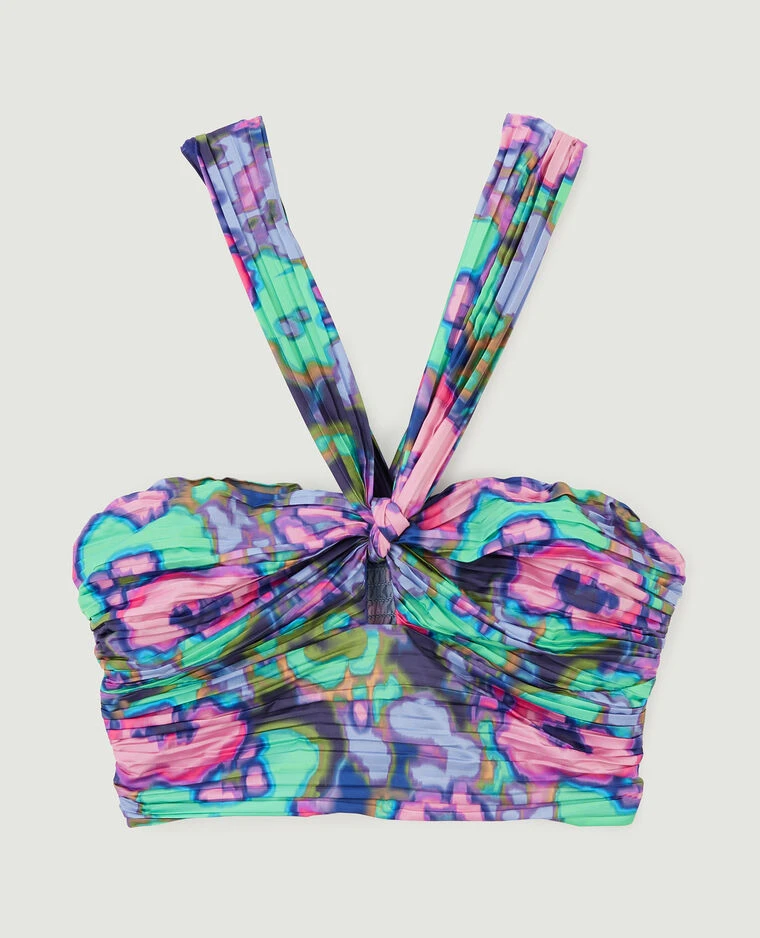 PIMKIE Top Brassière En Tissu Satiné Plissé 6 PIMKIE Top Brassière En Tissu Satiné Plissé – Image 4