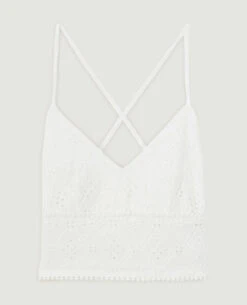 PIMKIE Top Dos-nu Broderie Anglaise -Urban Soldes 562674 912F0E portrait HD 5