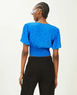 PIMKIE Blouse Courte Manches Papillon -Urban Soldes 562677 B47D11 portrait HD 4