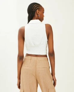 PIMKIE Top Façon Gilet De Barman -Urban Soldes 562678 900A09 portrait HD 4