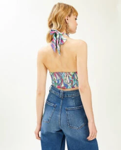 PIMKIE Top Dos-nu Esprit Foulard -Urban Soldes 562692 A40I06 portrait HD 4