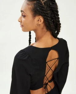 PIMKIE Blouse Courte Façon Corset Encolure Carrée