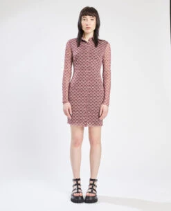 PIMKIE Robe Chemise Maille Transparente