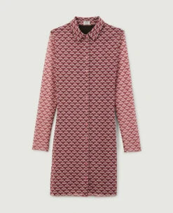 PIMKIE Robe Chemise Maille Transparente -Urban Soldes 781819 A30I09 portrait HD 5