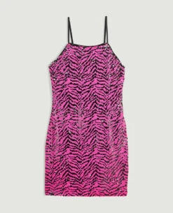 PIMKIE Robe Courte Avec Sequins -Urban Soldes 781898 A20I08 portrait HD 5