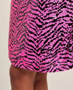 PIMKIE Robe Courte Avec Sequins -Urban Soldes 781898 A20I08 portrait HD 6