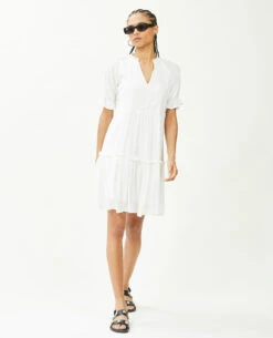 PIMKIE Robe Courte Avec Dentelle Et Volants -Urban Soldes 781917 912A09 portrait HD 6