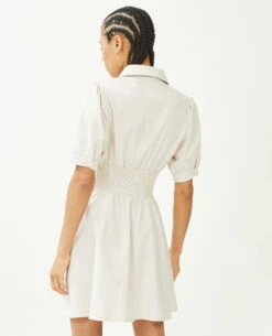 PIMKIE Robe Cintrée Et Boutonnée Avec Lin -Urban Soldes 781923 E74A0E portrait HD 4