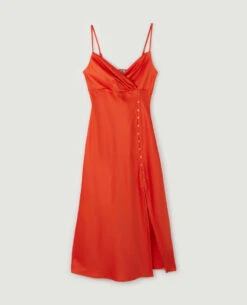 PIMKIE Robe Longue Satinée -Urban Soldes 781934 183A01 portrait HD 5