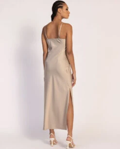 PIMKIE Robe Longue En Tissu Satiné -Urban Soldes 781937 D33A07 portrait HD 4