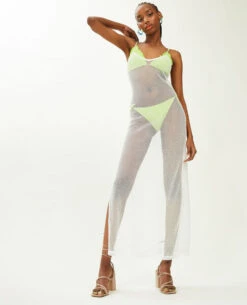 PIMKIE Robe Longue En Maille Filet -Urban Soldes 781939 900A09 portrait HD 6