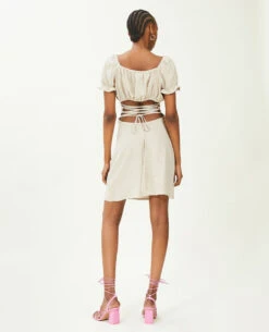 PIMKIE Robe Courte Dos-nu Avec Laçage -Urban Soldes 781945 913A0E portrait HD 4