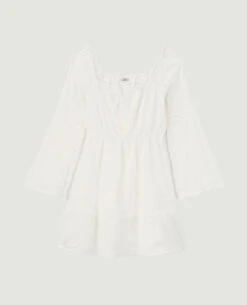 PIMKIE Robe Courte Broderie Anglaise -Urban Soldes 781946 912A09 portrait HD 5