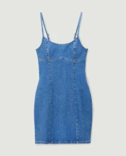 PIMKIE Robe Courte En Jean -Urban Soldes 781950 681A06 portrait HD 5