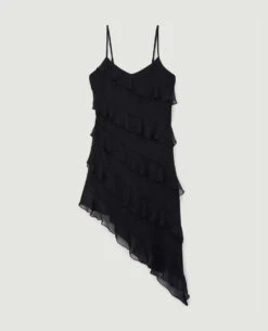 PIMKIE Robe Asymétrique Avec Volants -Urban Soldes 781957 899A08 portrait HD 5