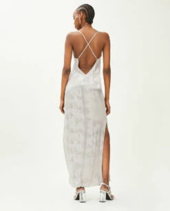 PIMKIE Robe Longue En Satin Effet Serpent -Urban Soldes 781958 A80A0G portrait HD 4