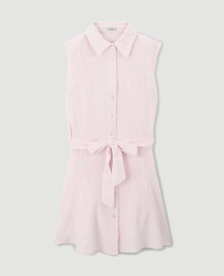PIMKIE Robe Chemise Courte Et évasée 6 PIMKIE Robe Chemise Courte Et évasée – Image 4