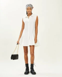 PIMKIE Robe Chemise Courte En Gaze De Coton