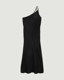 PIMKIE Robe Asymétrique Satinée Avec Bretelle Bijou -Urban Soldes 781963 899A08 portrait HD 5