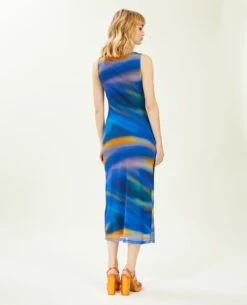 PIMKIE Robe Longue Sans Manche En Micro-mesh -Urban Soldes 781965 A60I05 portrait HD 4