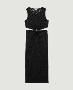 PIMKIE Robe Longue Avec Découpes Et Anneau Central -Urban Soldes 781969 899A08 portrait HD 5