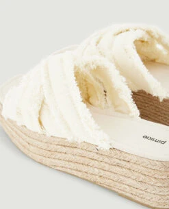 PIMKIE Mules Semelles Compensées En Corde -Urban Soldes 919413 919A09 portrait HD 5