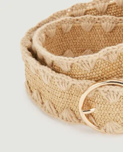 PIMKIE Ceinture En Paille Et Laine -Urban Soldes 919437 067A0E portrait HD 3