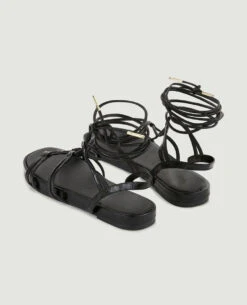 PIMKIE Sandales Plates à Lanières -Urban Soldes 919443 899A08 portrait HD 4