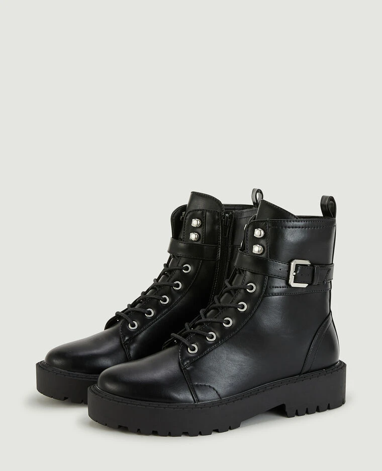 PIMKIE Bottines à Lacets Et Bride 4 PIMKIE Bottines à Lacets Et Bride – Image 2