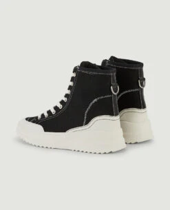 PIMKIE Baskets Montantes En Toile -Urban Soldes 919479 899A08 portrait HD 4