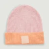 PIMKIE Bonnet Bicolore En Maille Côtelée