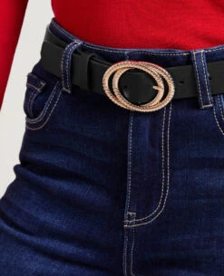 PIMKIE Ceinture Boucle Double Anneau -Urban Soldes 919542 811A08 portrait HD 4