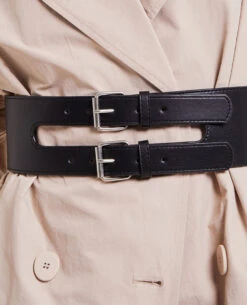 PIMKIE Ceinture Large Double Boucle -Urban Soldes 919545 811A08 portrait HD 4