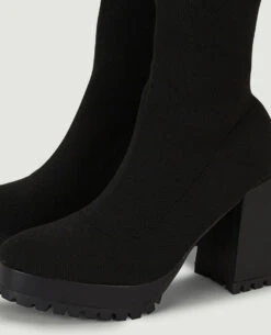 PIMKIE Cuissardes Plateformes En Maille -Urban Soldes 919587 899A08 portrait HD 5