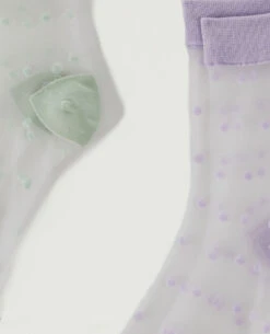 PIMKIE Lot De 2 Paires De Chaussettes Plumetis