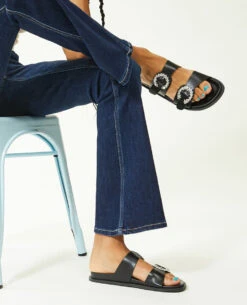 PIMKIE Mules à Brides Avec Boucles Bijoux