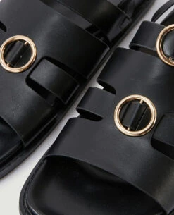 PIMKIE Sandales Plates Avec Anneaux -Urban Soldes 919760 899A08 portrait HD 5