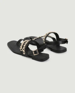 PIMKIE Sandales Plates Avec Brides Et Chaines -Urban Soldes 919763 899A4G portrait HD 4