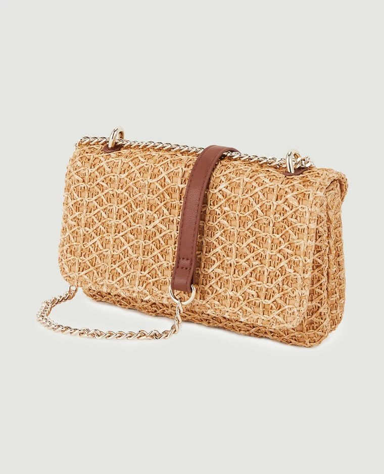 PIMKIE Sac Pochette En Raphia Avec Chaine 3 PIMKIE Sac Pochette En Raphia Avec Chaine